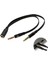 Kulaklık Mikrofon 3.5mm Çevirici Ayırıcı Switch Splitter 3