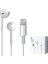 Tüm Apple iPhone Modelleriyle Uyumlu Kablolu Kulaklık Earpods Lightning Konventörlü 2