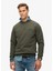 Bisiklet Yaka Koyu Yeşil Erkek Sweatshırt M2013751A3JZ_ESSENTIAL Logo Crew Sw 1