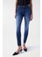 Orta Bel Dar Paça Standart Indigo Denim Pantolon 21005368-DESTINY Skinny 3
