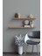 50 Cm 60 Cm 2li Safir Meşe Mdf Uçan Duvar Rafı Gizli Bağlantı Kitaplık 1