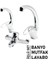 3lü Set Banyo - Evye Mutfak - Lavabo Aç Kapa Mix Batarya Musluk (4738) 1