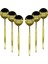 6 Pcs Gold Yemek Kaşık Seti 1