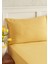 Cotton (Pamuk) 160 x 200+30 cm Sarı Fitted (Lastikli) Çift Kişilik Çarşaf Bed Sheet 2