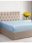 Cotton (Pamuk) 120 x 200+30 cm Mavi Fitted (Lastikli) Tek Kişilik Çarşaf Bed Sheett 3