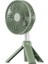 Taşınabilir Kamp Fanı Şarj Edilebilir Elektrikli Fan Otomatik Kafa Sallayarak Tavan LED Işık Tripod Standı Masaüstü Fan A (Yurt Dışından) 1