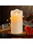 LED Mumlar, Titreşen Alevsiz Mumlar,şarj Edilebilir Mum,uzaktan Kumandalı Gerçek Balmumu Mumlar,12.5cm (Yurt Dışından) 2
