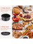Hava Fritözü Aksesuarları, Hava Fritözü Pizza Tavası ve Pişirme Kek Fıçısı, Kaplama, Çoğu 4.2qt Hava Fritözüne ve Daha Büyüküne Uygun (Yurt Dışından) 5