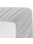 Cotton (Pamuk) 120 x 200+30 cm Gri Fitted (Lastikli) Tek Kişilik Çarşaf Bed Sheett 2