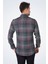 Yeşil Lila Geçişli Slimfit Oduncu Erkek Gömlek 6