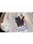 Wow Cat Baskılı Beyaz Unisex Oversize T-Shirt 5