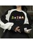 Streetwear New Year Merry Christmas Baskılı Siyah Unisex Oversize Bisiklet Yaka Sweatshirt 1