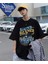 The Sound Of Silence Siyah Oversize T-Shirt 1