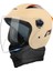 Elektrikli Motolet Kask Sıcak Elektrikli Araç Yarı Kask Uni Akü Araba Kask Ayarlanabilir Ilkbahar, Yaz, Sonbahar Ve Kış 54-60Cm (Yurt Dışından) 1
