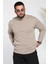 Erkek Bisiklet Yaka Desenli Triko Kazak 2
