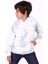 Erkek Çocuk Kapüşonlu Bastik Desenli Sweatshirt 5