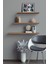 40 Cm 50 Cm 60 Cm 3lü Safir Meşe Mdf Uçan Duvar Rafı Gizli Bağlantı Kitaplık 1