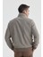 Kahve Comfort Fit Kürklü Yaka Yünlü Mont 4