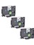 3pk TZ-221 Tze Brother P-Touch Için Siyah Beyaz Etiket Bandı 0.35'' (Yurt Dışından) 1