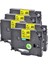 Brother TZ-631 TZE-631 PT-H100 Etiket Makinesi Için 5pk Siyah Sarı Maymun (Yurt Dışından) 1