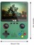 X6 Sub 3,5 Inç Hd Retro Mini Taşınabilir El Atari Klasik 10000 Oyun Konsolu Televizyon Atarisi 1
