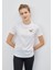Kadın Noodle Baskılı Beyaz T-Shirt 5