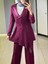 CLİO YAKA TAŞLI PANTALON CEKET TAKIM 2