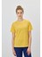 Kadın Sarı Renk Basic T-Shirt 4