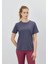 Kadın Marin Renk Basic T-Shirt 3