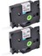 Brother P-Touch PT-E550W Için Siyah Beyaz Etiket Şeridi 2pk TZ-231 TZE-231 0.47 (Yurt Dışından) 1