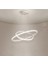 Rings Modern Tasarım Beyaz Renk - Yatak Odası - Salon - Çocuk Odası - Mutfak Beyaz LED 2 Li Avize 1