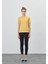 Kadın Muz Renk Basic T-Shirt 1