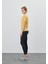 Kadın Muz Renk Basic T-Shirt 2