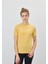 Kadın Muz Renk Basic T-Shirt 4
