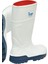 Boots S4 Beyaz Mavi - Kısa 31 cm - % 100 Su Geçirmez - Poliüretan Çizme 1