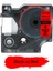 45017 Kırmızı Üzerine Siyah Stil 12 mm Dymo D1 Etiket Şeridi Label Manager Siyah Beyaz Uyumlu (Yurt Dışından) 1