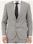 Erkek Gri Ex. Slim Fit %100 Yün Çizgili Takım Elbise 50285418-VR024 6