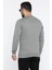 Bisiklet Yaka Kabartmalı Erkek Sweatshirt 1