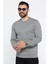 Bisiklet Yaka Kabartmalı Erkek Sweatshirt 3