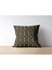 4'lü Set Geometrik Altın Çizgili Dijital Baskı Rachel Kumaş 45 x 45 Kırlent Kılıfı 3