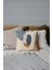 4'lü Set Minimalist Soyut Yüz Çizim Desenli Dijital Baskı Rachel Kumaş 45 x 45 Kırlent Kılıfı 3
