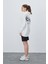 Kadın Ekru Oversize Baskılı Sweatshirt 4