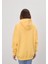 Kadın Oversize Sarı Kapüşonlu Sweatshirt 3