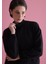 Kadın Siyah Renk Yıkamalı Cepli Yarım Boğazlı Sweatshirt 2