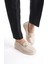 Kadın Önü Zincir Detaylı Comfort Taban Loafer Günlük Ayakkabı 2