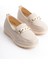 Kadın Önü Zincir Detaylı Comfort Taban Loafer Günlük Ayakkabı 4