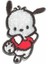 Pochacco Japonya Sanrio Karakterleri Moomin Mini Ütüyle Yapıştırıcı Yama Sticker Aplike (Yurt Dışından) 1