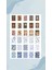 Uv Baskılı Blue Vintage Çiçek Temalı Pul Sticker Planner Ajanda Bullet Journal Için Uygundur 1