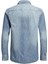 JJESHERIDAN SHIRT L/S NOO Mavi Erkek Gömlek 8