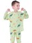Dinozor Desenli Yeşil Çocuk Pijama Takımı 2